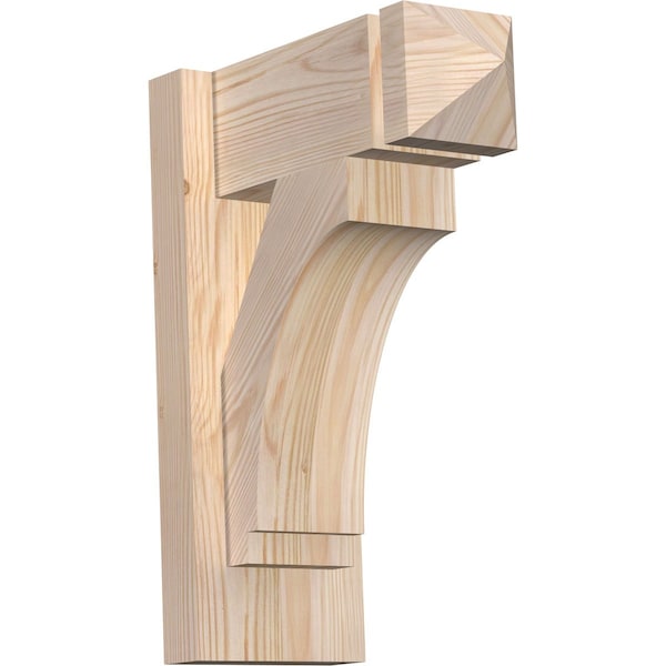 Ekena Millwork Imperial Arts & Crafts Smooth Outlooker, Douglas Fir, 5 1/2"W x 12"D x 16"H OUT06X12X16IMP03SDF - main